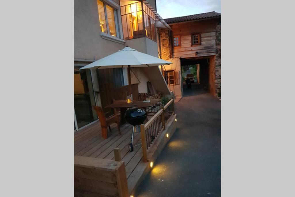 L'Idyllique - Studio Prive Sous Maison Saint-Didier-sur-Beaujeu Zewnętrze zdjęcie