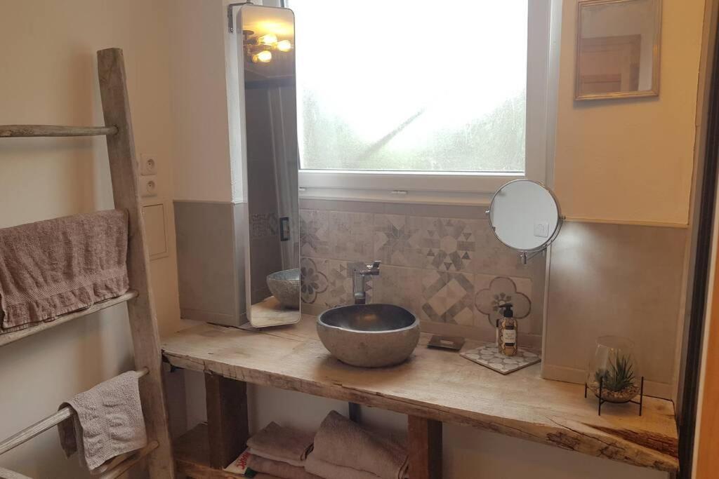 L'Idyllique - Studio Prive Sous Maison Saint-Didier-sur-Beaujeu Zewnętrze zdjęcie