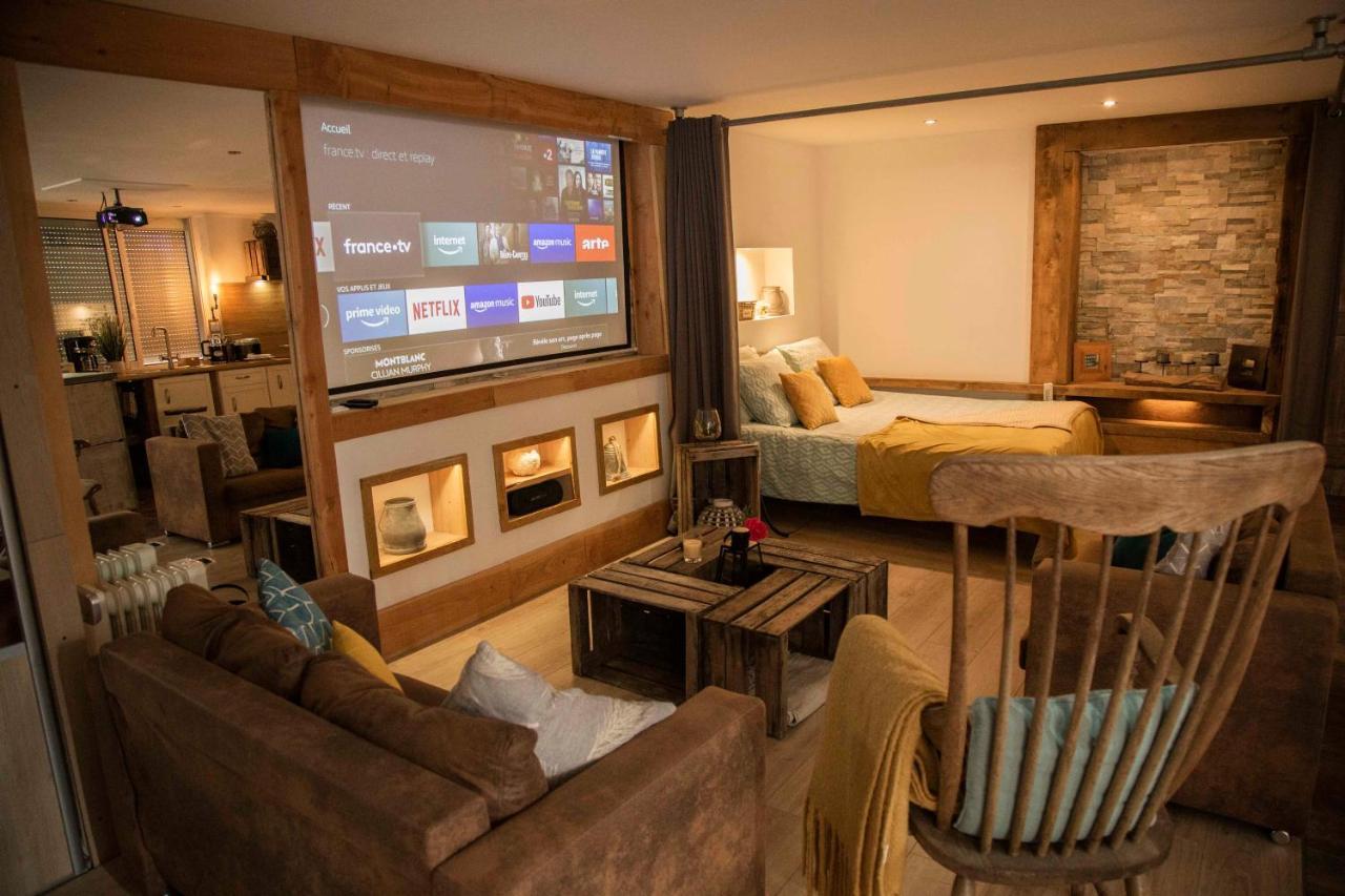L'Idyllique - Studio Prive Sous Maison Saint-Didier-sur-Beaujeu Zewnętrze zdjęcie